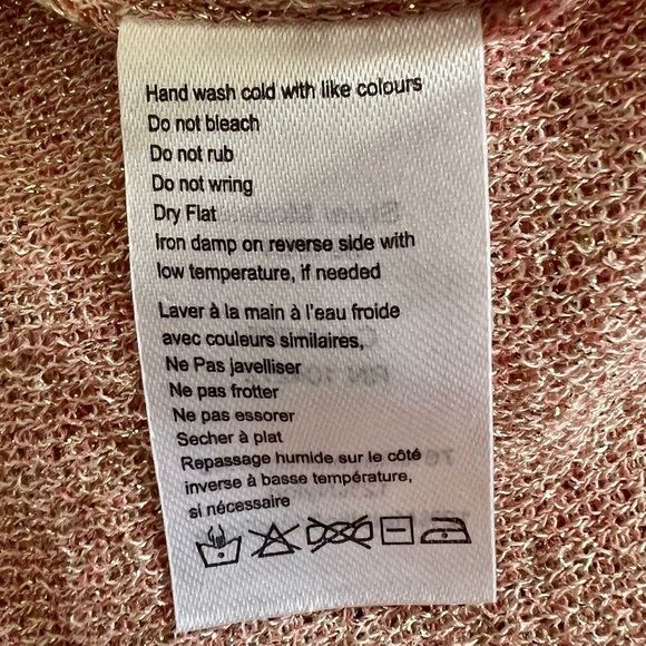 Gabby Isabella Metallic Pink Leopard Sweater - Picture 8 of 12